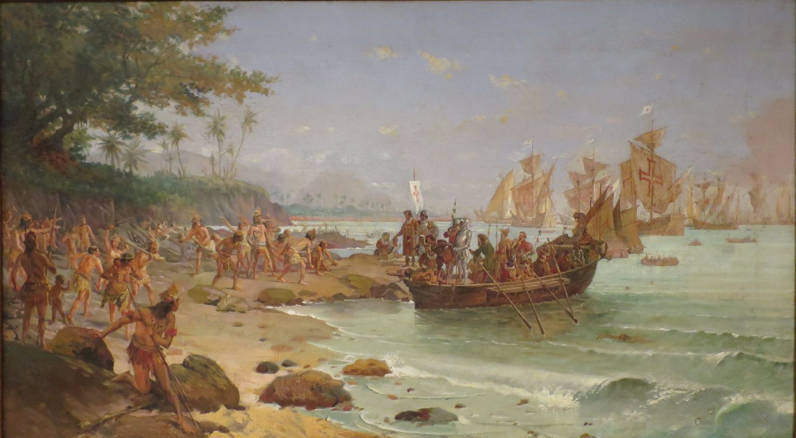 Desembarque de Pedro Álvares Cabral em Porto Seguro em 1500